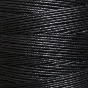XianGe Twist  0.38mm  ポリエステル撚り糸   ML0001 Black (ブラック)