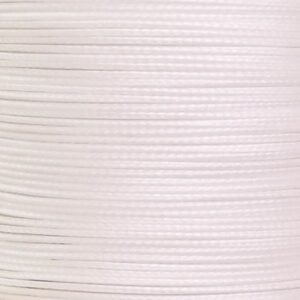 XIANGE  0.45mm  ポリエステル編み組糸   MSB007 White (ホワイト)