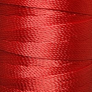 [ミシン対応/Z撚り糸] CRAFT polyester thread  0.40mm /110M巻   109-Red