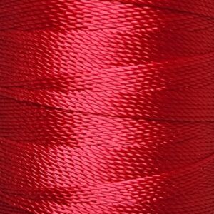[ミシン対応/Z撚り糸] CRAFT polyester thread  0.40mm /110M巻   110-Wine Red