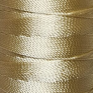 [ミシン対応/Z撚り糸] CRAFT polyester thread  0.40mm /110M巻   202-Beige