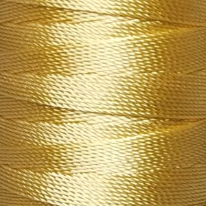 [ミシン対応/Z撚り糸] CRAFT polyester thread  0.40mm /110M巻   203-Custard