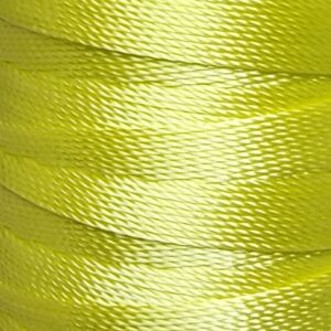 [ミシン対応/Z撚り糸] CRAFT polyester thread  0.40mm /110M巻   204-Lemon