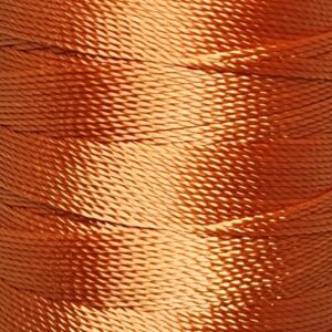 [ミシン対応/Z撚り糸] CRAFT polyester thread  0.40mm /110M巻   210-Orange