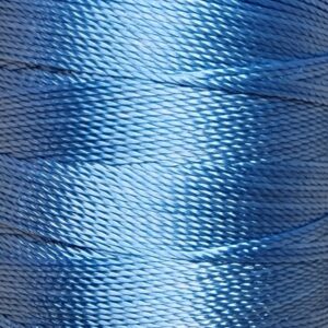 [ミシン対応/Z撚り糸] CRAFT polyester thread  0.40mm /110M巻   302-Lake Blue