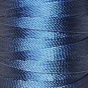 [ミシン対応/Z撚り糸] CRAFT polyester thread  0.40mm /110M巻   304-Classic Blue