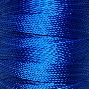 [ミシン対応/Z撚り糸] CRAFT polyester thread  0.40mm /110M巻   310-Electric Blue