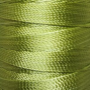 [ミシン対応/Z撚り糸] CRAFT polyester thread  0.40mm /110M巻   405-Willow Green