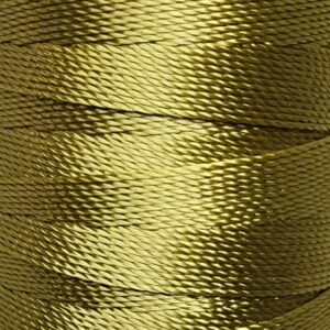 [ミシン対応/Z撚り糸] CRAFT polyester thread  0.40mm /110M巻   406-Olive