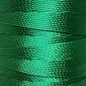 [ミシン対応/Z撚り糸] CRAFT polyester thread  0.40mm /110M巻   408-Grass Green