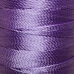 [ミシン対応/Z撚り糸] CRAFT polyester thread  0.40mm /110M巻   504-Purple