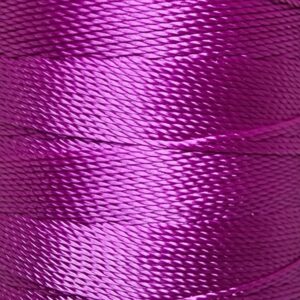 [ミシン対応/Z撚り糸] CRAFT polyester thread  0.40mm /110M巻   509-Bright Purple