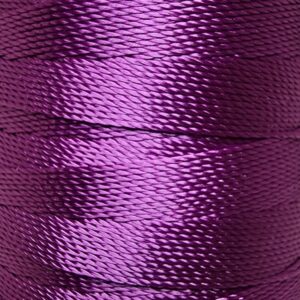 [ミシン対応/Z撚り糸] CRAFT polyester thread  0.40mm /110M巻   510-Aubergine