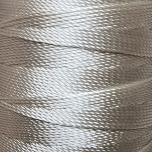 [ミシン対応/Z撚り糸] CRAFT polyester thread  0.40mm /110M巻   602-Pearl Gray