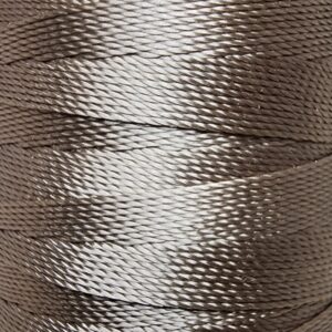 [ミシン対応/Z撚り糸] CRAFT polyester thread  0.40mm /110M巻   607-Seagull Ash