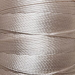 [ミシン対応/Z撚り糸] CRAFT polyester thread  0.40mm /110M巻   701-Cream