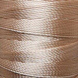 [ミシン対応/Z撚り糸] CRAFT polyester thread  0.40mm /110M巻   703-Khaki