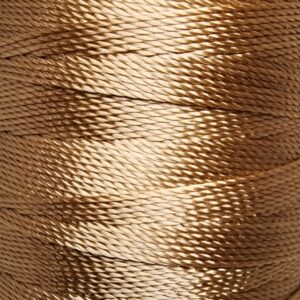 [ミシン対応/Z撚り糸] CRAFT polyester thread  0.40mm /110M巻   706-Camel