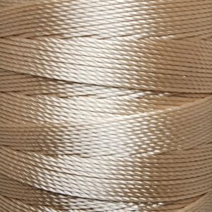[ミシン対応/Z撚り糸] CRAFT polyester thread  0.40mm /110M巻   812-Apricot