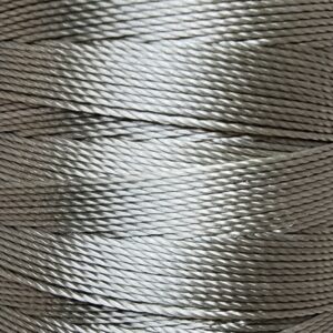 [ミシン対応/Z撚り糸] CRAFT polyester thread  0.40mm /110M巻   814-Bean Cyan